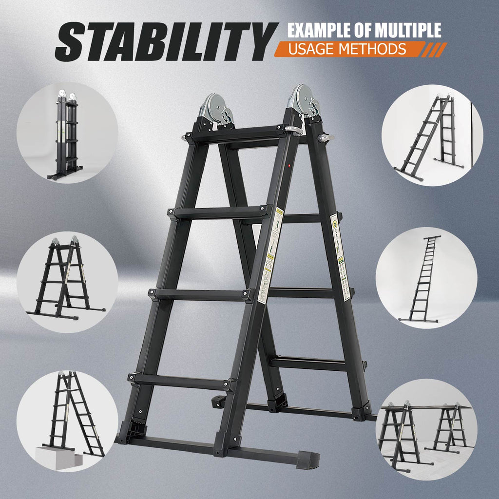 Louak&Hiron 4 x 4 Multifunktionsleiter