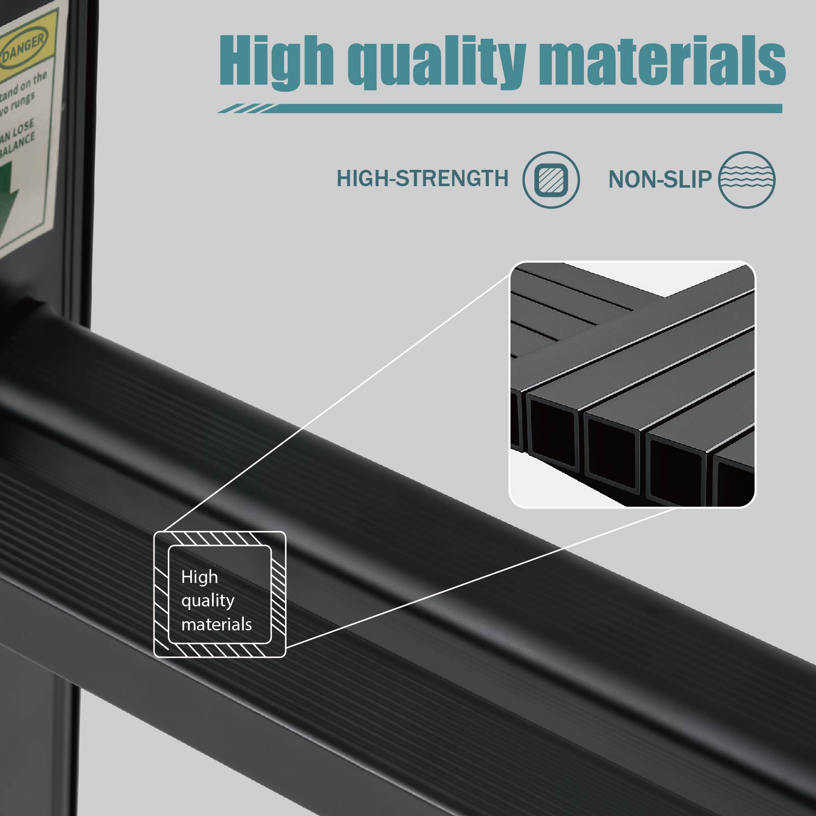 Louak&Hiron 4 x 4 Multifunktionsleiter