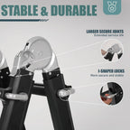 Louak&Hiron 4 x 4 Multifunktionsleiter