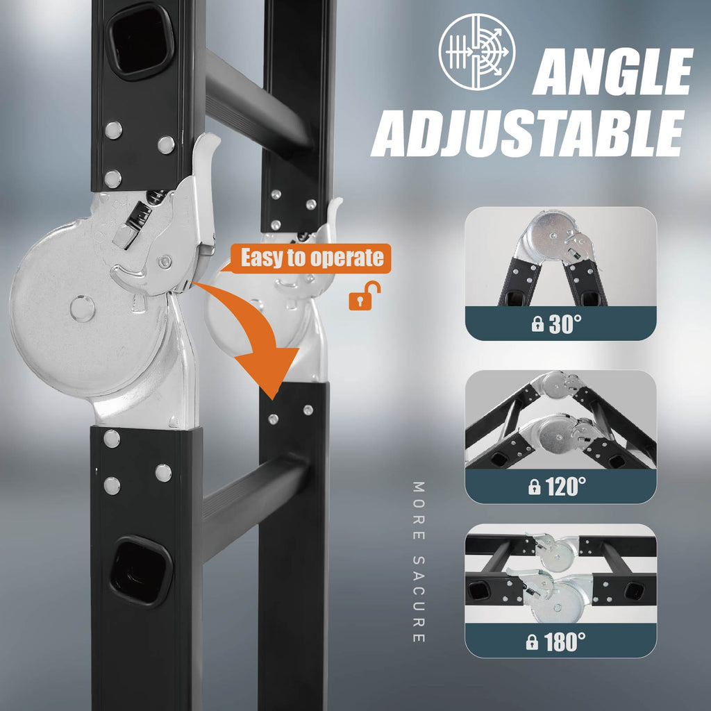 Louak&Hiron 4 x 4 Multifunktionsleiter