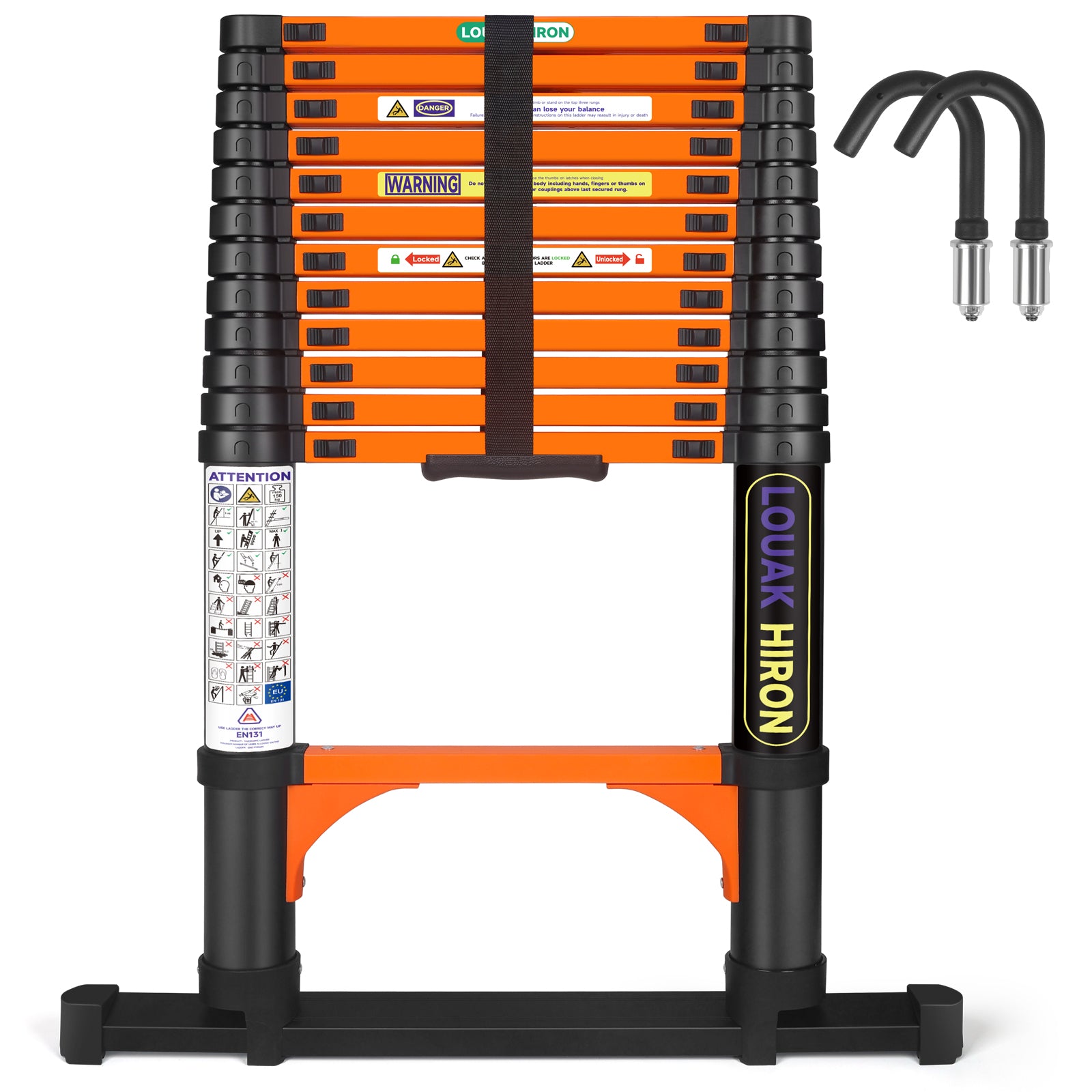 Louak&Hiron 3,8 m Teleskopleiter Leiter