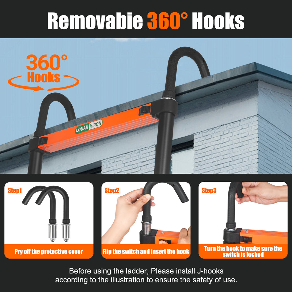 Louak&Hiron 4,4 m Teleskopleiter Leiter