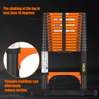 Louak&Hiron 3,8 m Teleskopleiter Leiter