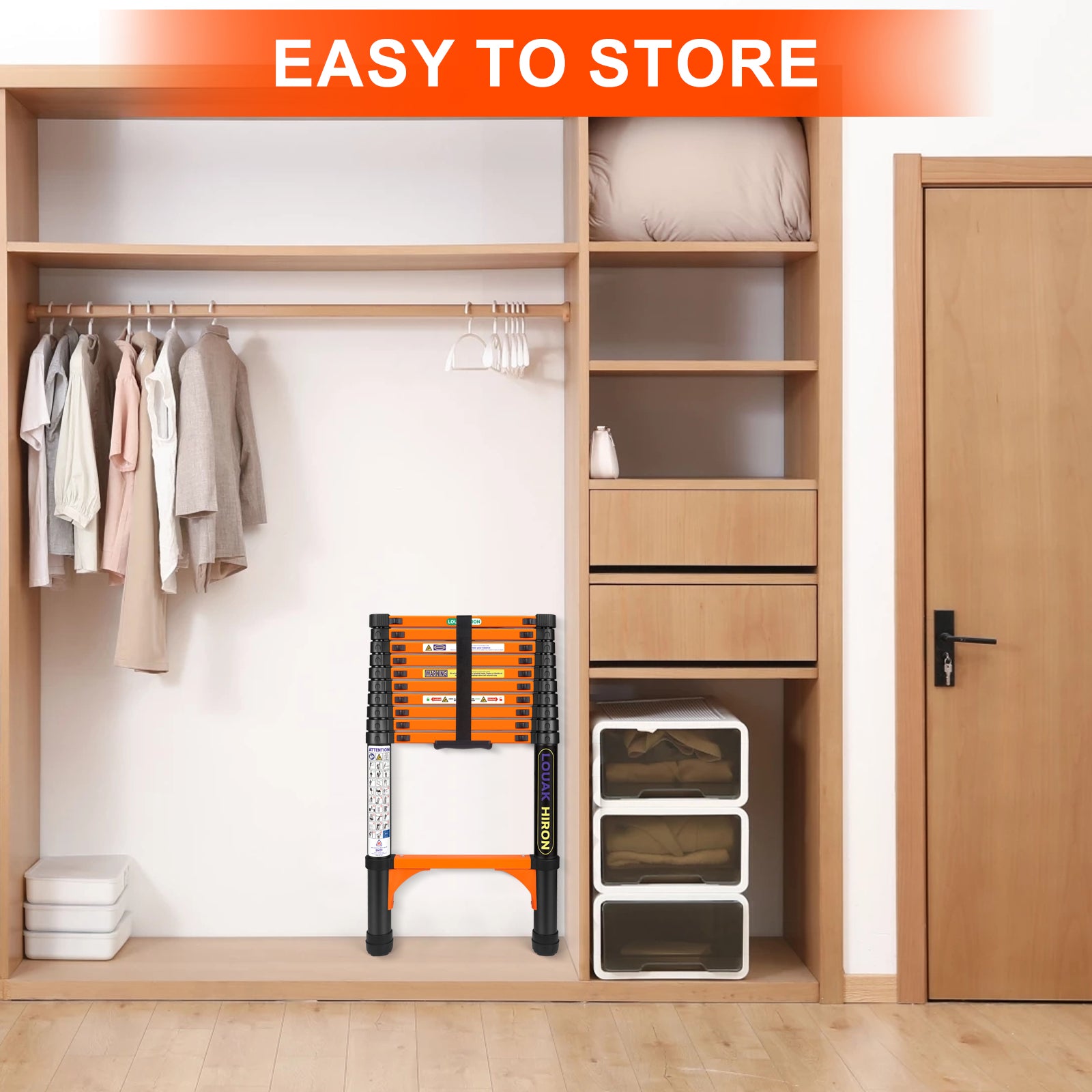 Louak&Hiron 3,2 m Teleskopleiter Leiter