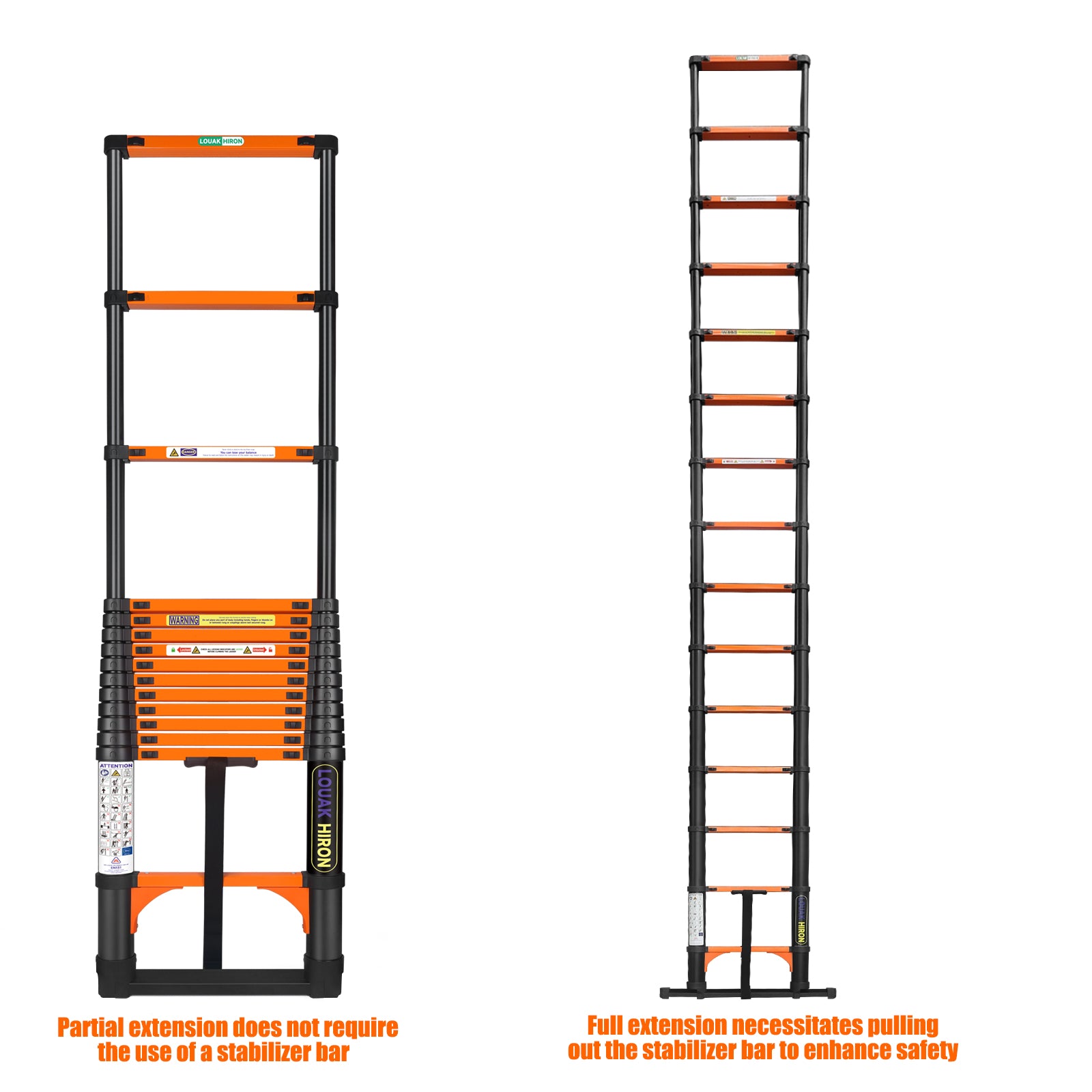 Louak&Hiron 4,4 m Teleskopleiter Leiter
