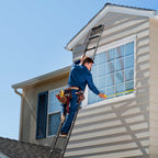 Louak&Hiron 4,4 m Schwarz Teleskopleiter Leiter