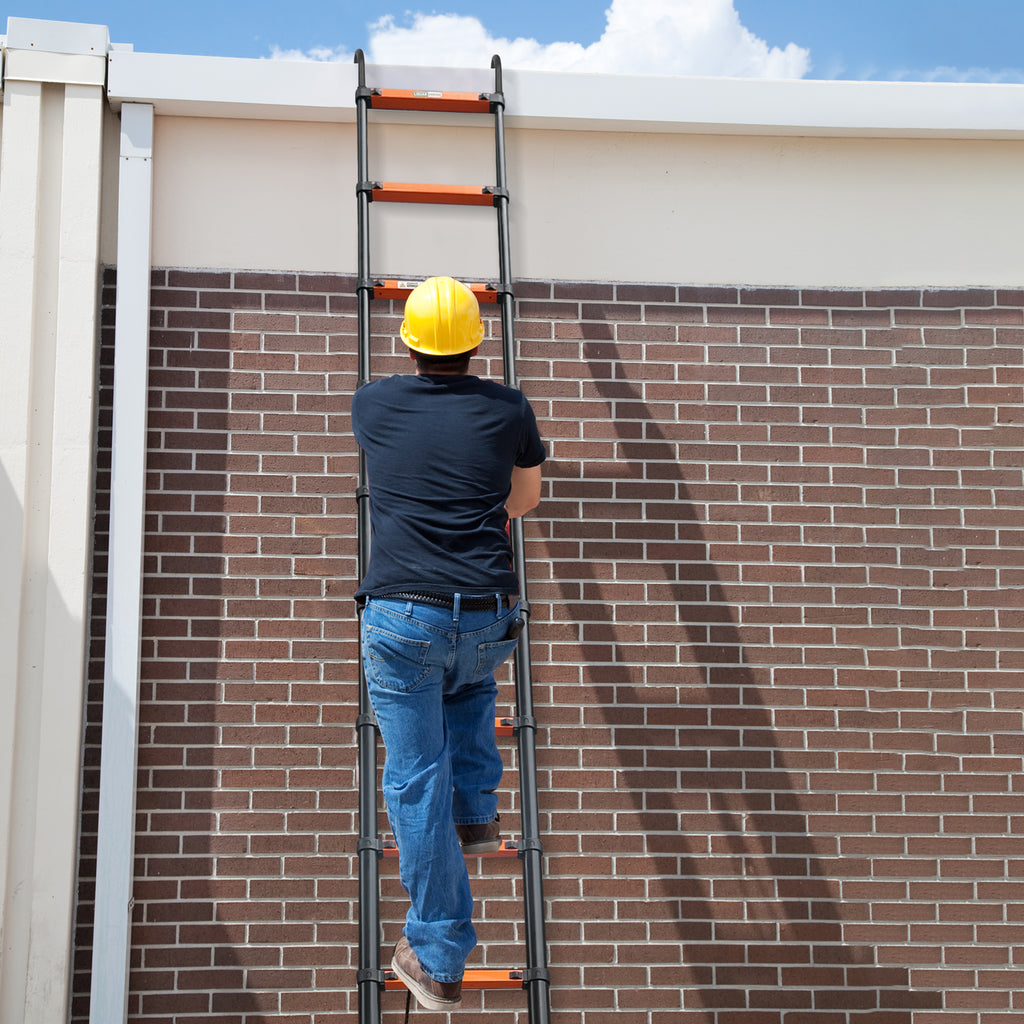 Louak&Hiron 3,8 m Teleskopleiter Leiter