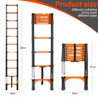 Louak&Hiron 3,2 m Teleskopleiter Leiter