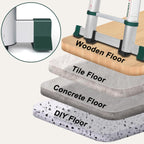 Louak&Hiron 4,7 m Grün Teleskopleiter Leiter