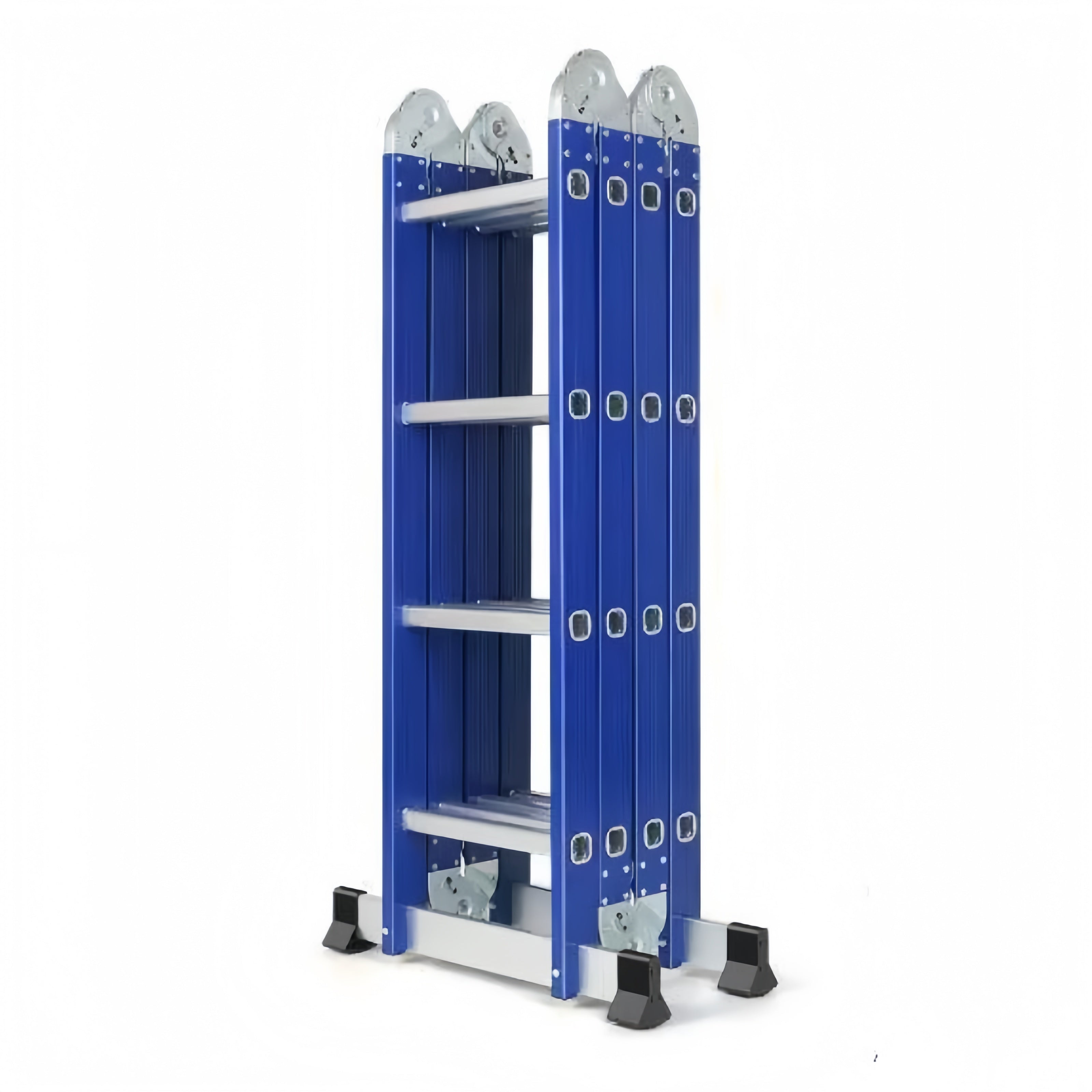 Louak&Hiron 4,7 m Stufen Multifunktionsleiter 4x4